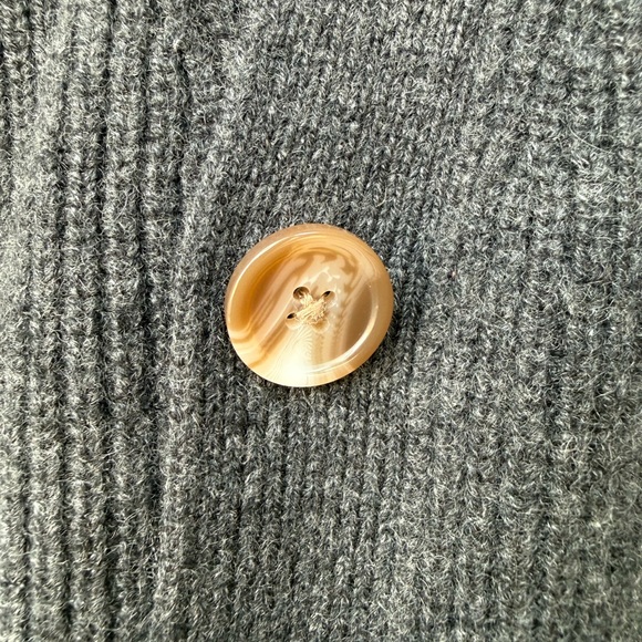 Quince Mongolian Cashmere Cardigan XS Gray - Picture 9 of 10